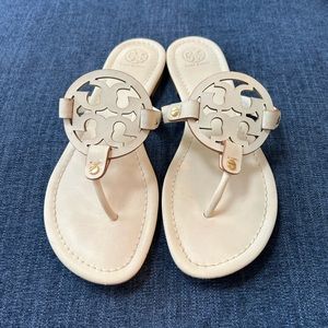 Tory Burch Miller Sandals Women’s Size 10 in Cream
